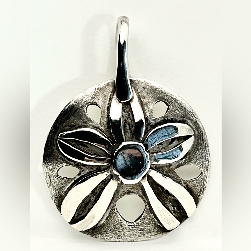 Silver Sand Dollar Pendant